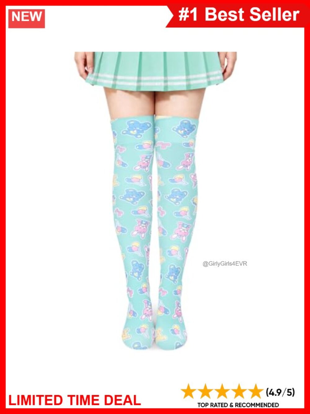 Over-the-Knee Silk Stockings Baby Parade 90% Nylon 10% Spandex High Stretch